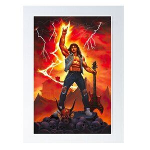 Eddie Stranger Things Hellfire Club Rock Poster 170
